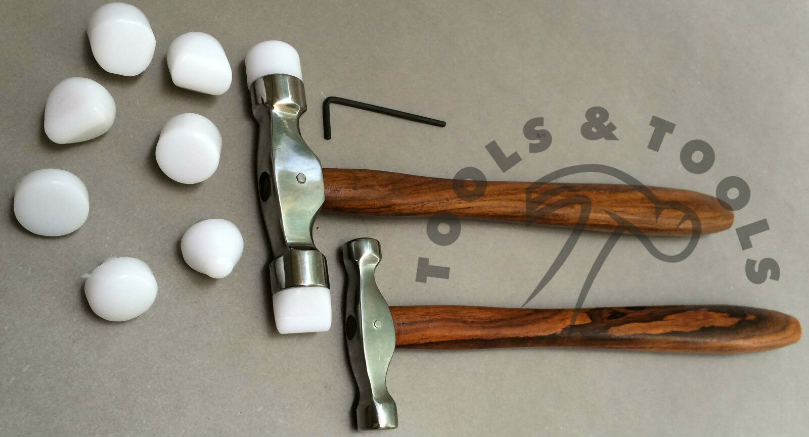 2-Pcs-Nylon-Tips-Texturing-Hammer-Designing-Forming-Metal-Silver-Smith-REPOUSSEE-262046538220-2