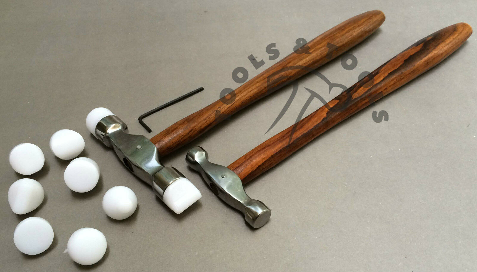 2-Pcs-Nylon-Tips-Texturing-Hammer-Designing-Forming-Metal-Silver-Smith-REPOUSSEE-262046538220