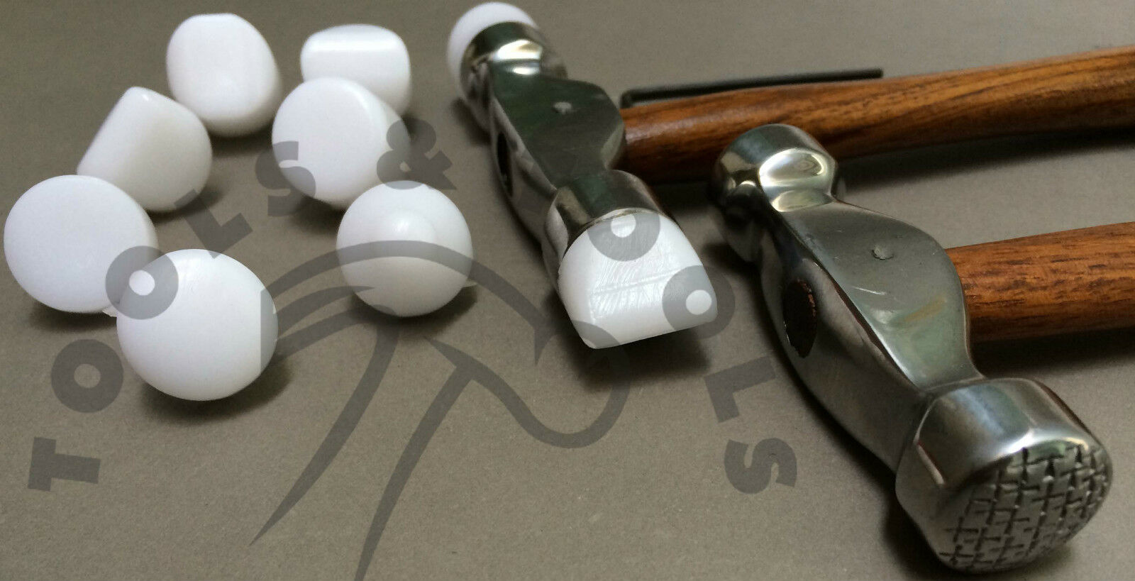 2-Pcs-Nylon-Tips-Texturing-Hammer-Designing-Forming-Metal-Silver-Smith-REPOUSSEE-262046541690-2