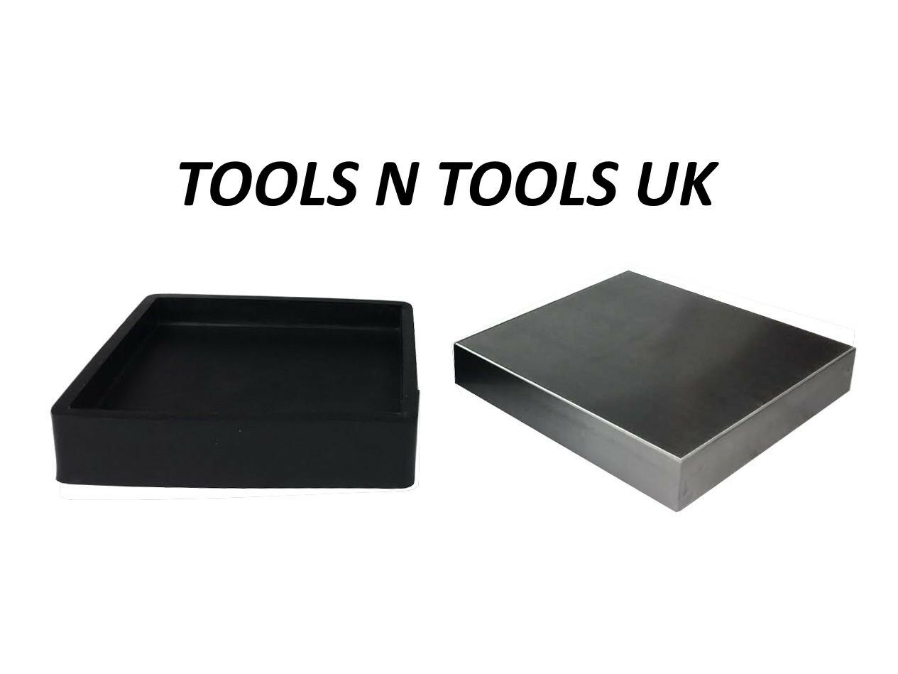 3-STEEL-RUBBER-BLOCK-DOUBLE-SIDED-COMBINATION-METAL-WORKING-ANVIL-BENCH-TOOL-253920572641