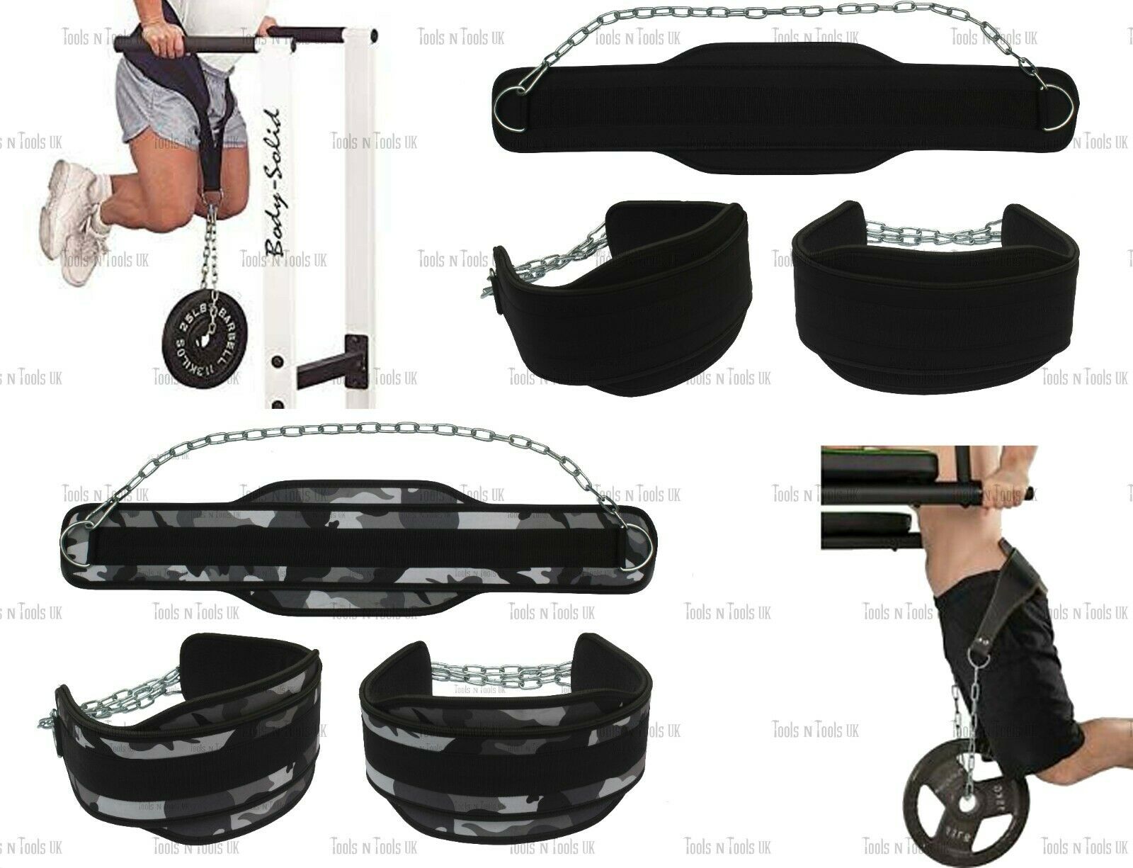 Dipping-Belt-Weight-Dip-Lifting-Chain-Gym-Belt-Neoprene-Trainer-Fitness-One-Size-264480702861