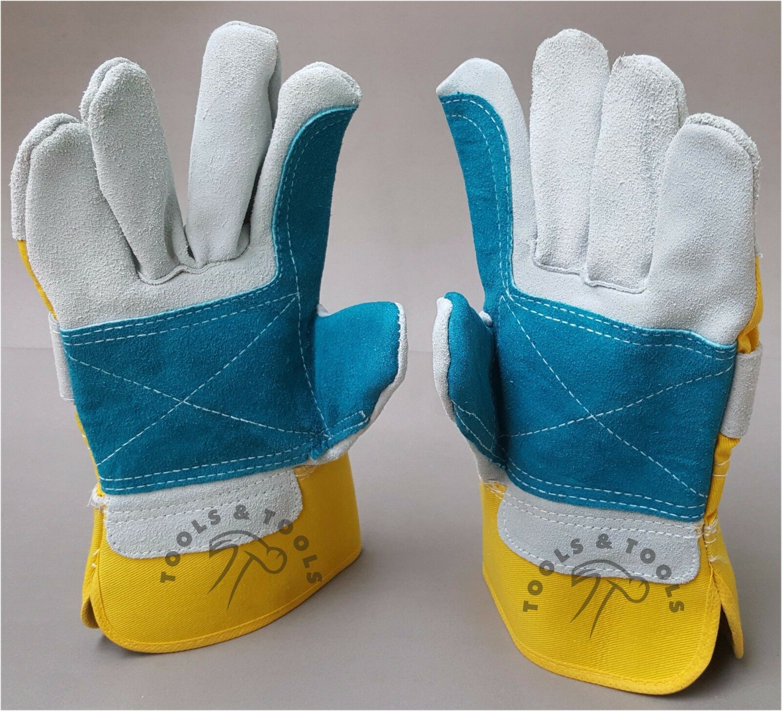 1-x-Pair-of-Canadian-Rigger-Leather-Gloves-Working-Palm-Safety-One-Size-Fits-All-263116727192-2