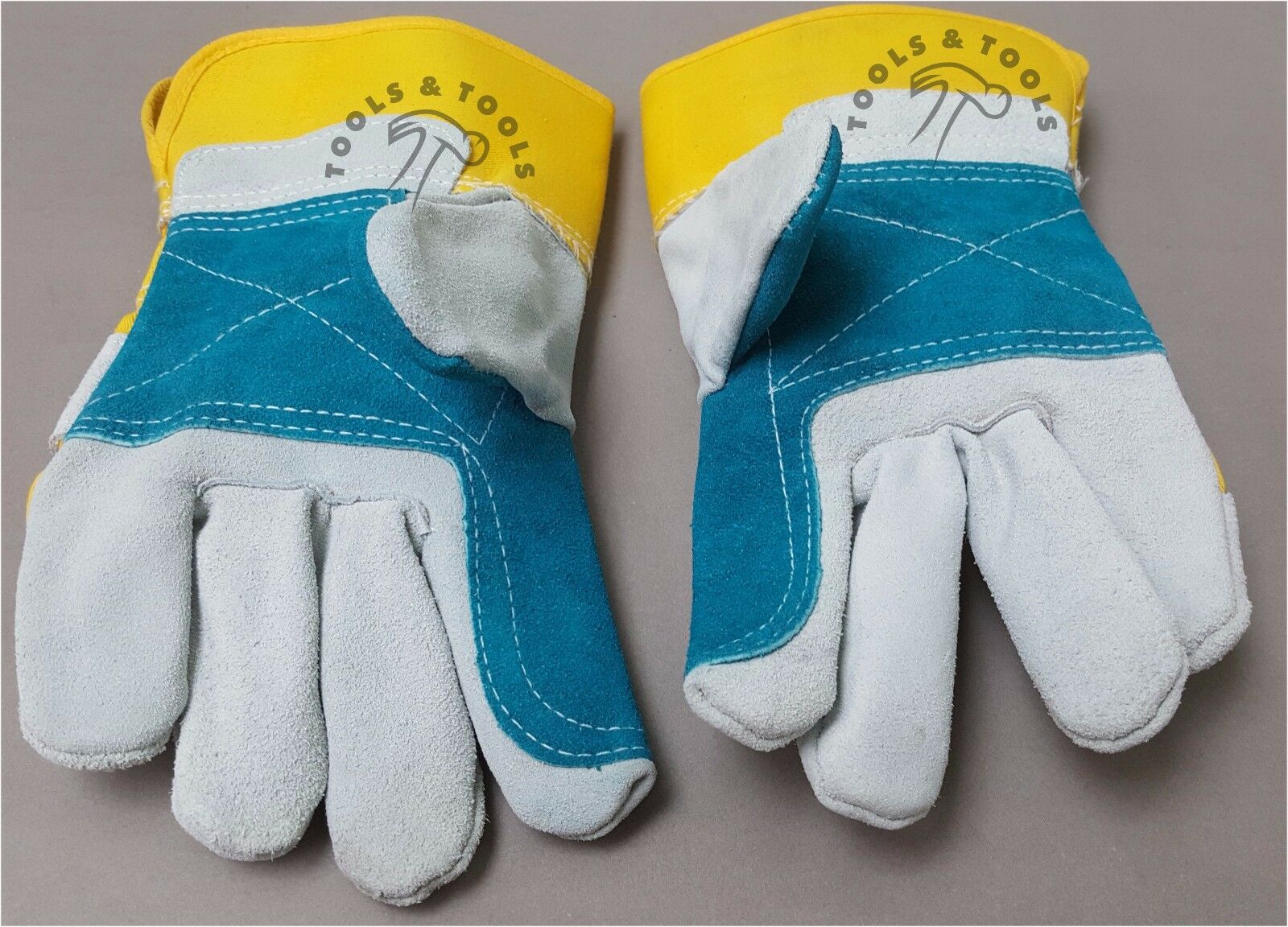 1-x-Pair-of-Canadian-Rigger-Leather-Gloves-Working-Palm-Safety-One-Size-Fits-All-263116727192-3