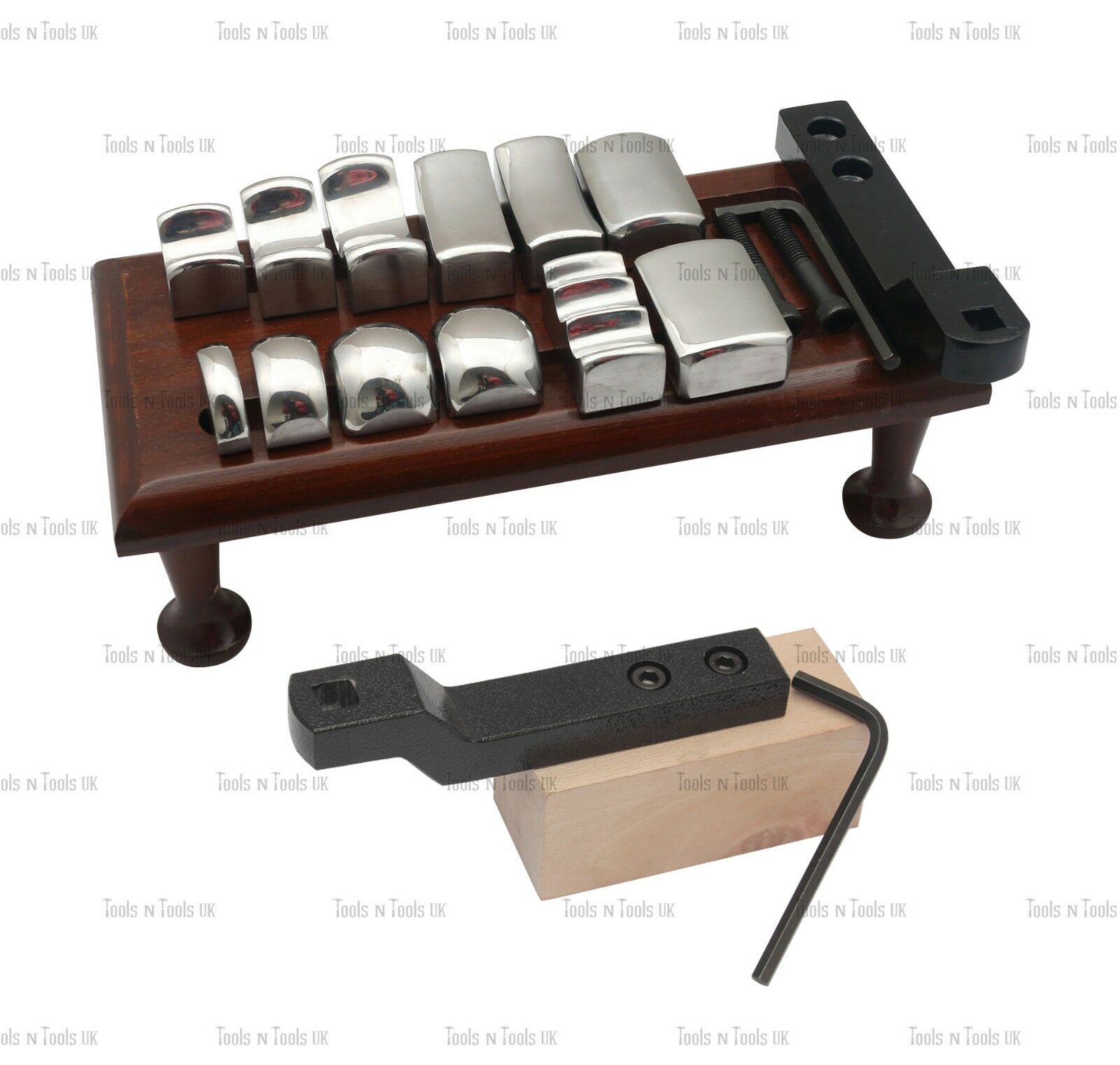 12-STAKES-BANGLE-BRACELET-MAKING-FORMING-SET-HOLDER-WOOD-STAND-HARDWARE-BOLTS-264124450022
