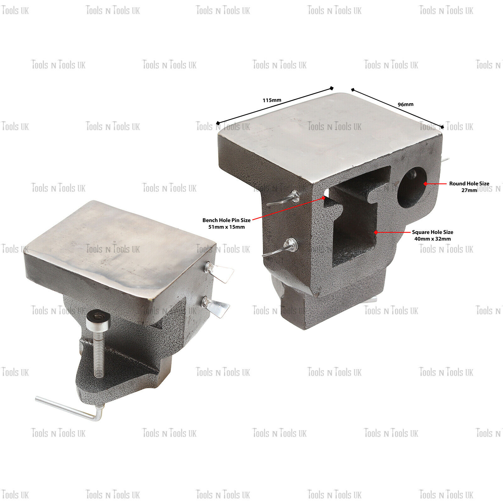 Combination-Bench-Anvil-Holder-for-Bench-Pin-Mandrels-Jeweler-Forming-Bench-Tool-265324970782-3