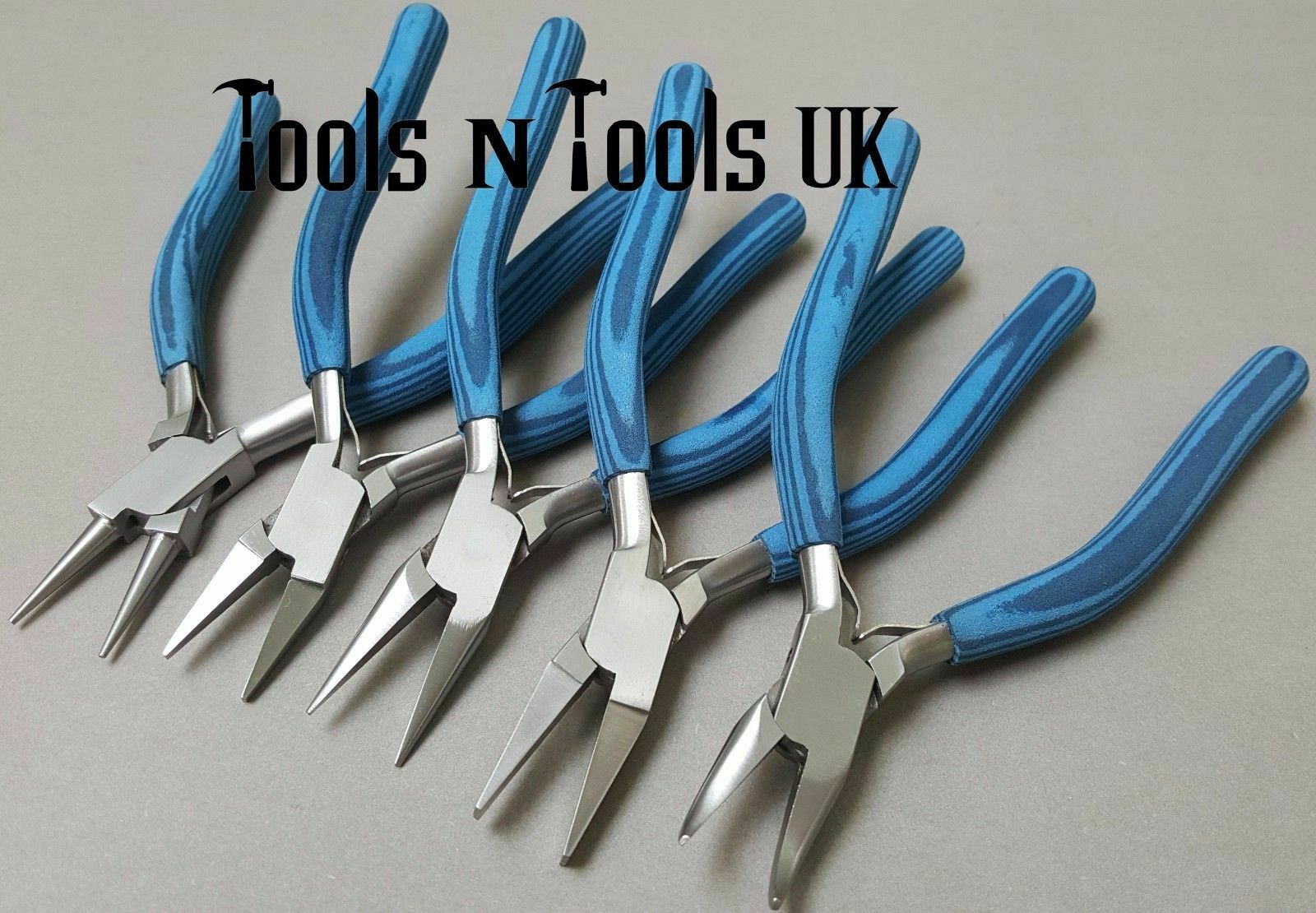 Ergonomic-Double-Colour-Dark-Blue-Pliers-65-Jewellery-Wire-5-Different-jaws-262951702842