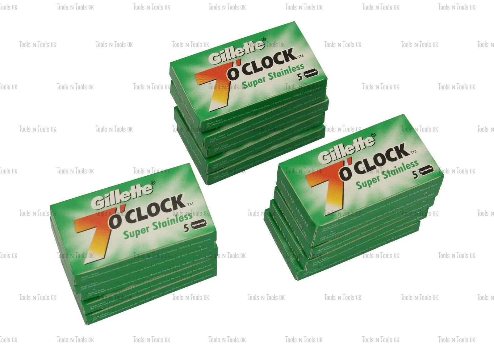 GILLETTE-7-OCLOCK-Super-Stainless-Steel-Blade-Sharp-Double-Edge-Razor-Blades-254128163102-3
