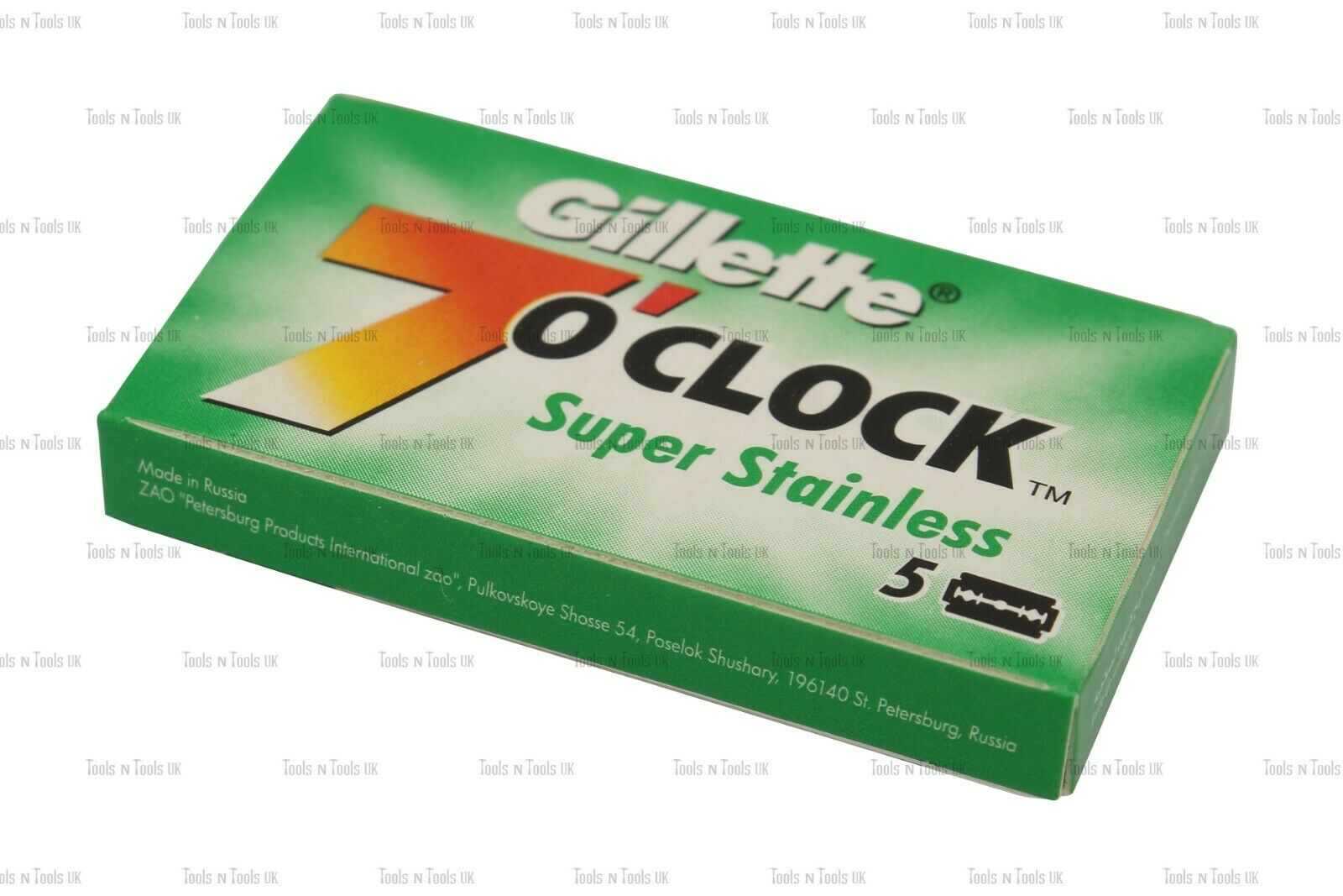 GILLETTE-7-OCLOCK-Super-Stainless-Steel-Blade-Sharp-Double-Edge-Razor-Blades-254128163102-4