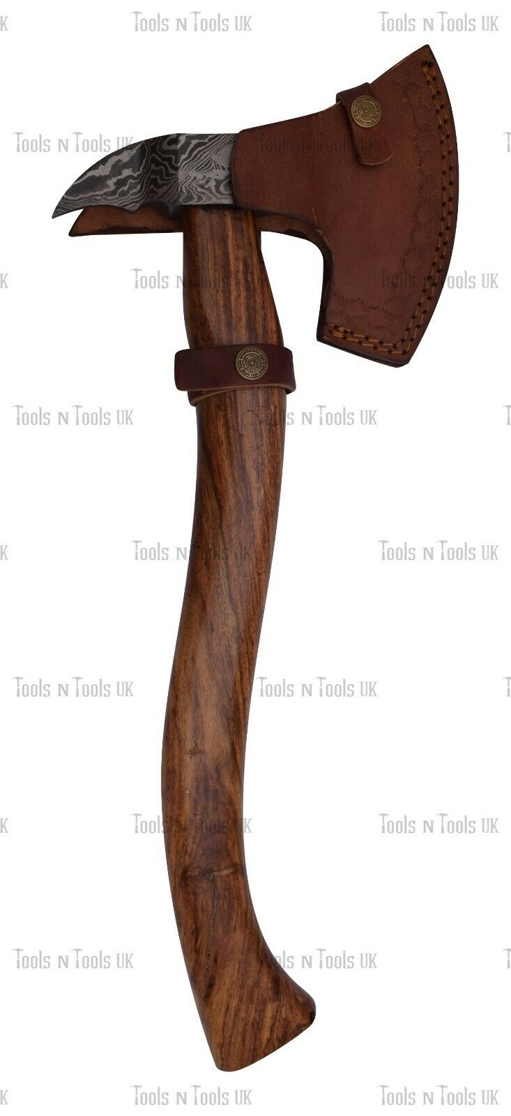 NEW-AXE-016-Damascus-Steel-Axes-19-Hand-Hatched-Tomahawk-Chopper-Outdoor-Garden-254748726072-7