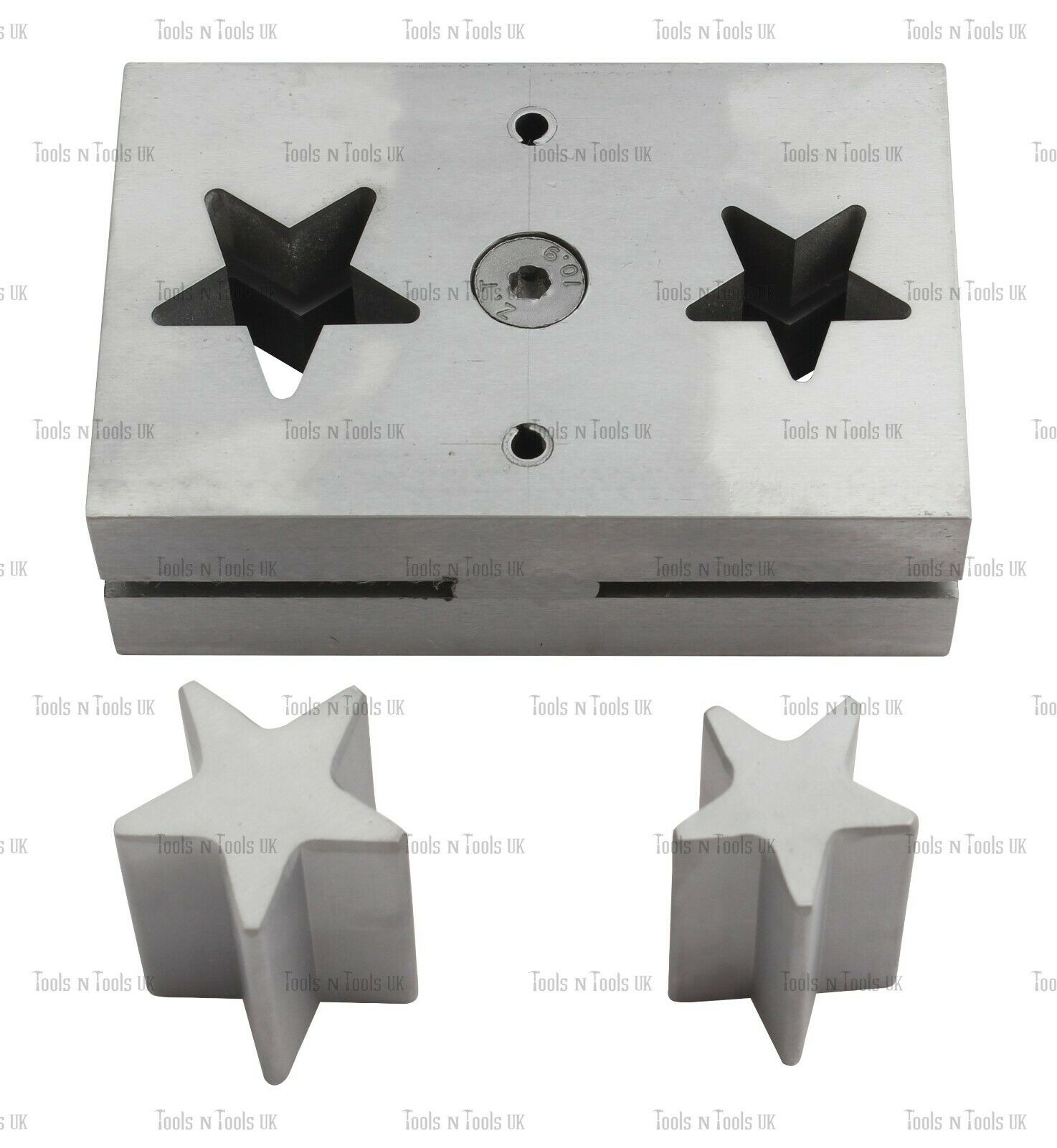 NEW-BIG-2-PUNCH-STAR-SHAPE-STEEL-DISC-CUTTER-JEWELLERY-DAPPING-CUT-METAL-SHEETS-264889488732-2