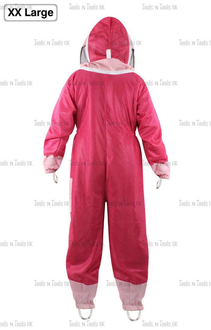 PINK-ADULT-XX-LARGE-THREE-LAYERS-MESH-BEEKEEPING-SUIT-BEE-VENTILATED-COOL-AIR-254854700352-4