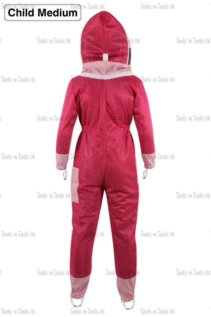 PINK-CHILD-SIZE-MEDIUM-THREE-LAYERS-MESH-BEEKEEPING-SUIT-BEE-VENTILATED-COOL-254852592982-5