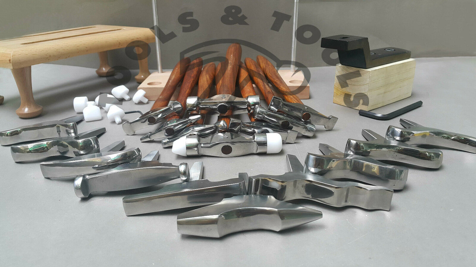 8-TEXTURING-HAMMERS-10-MINIATURE-STAKES-DESIGNING-FORMING-JEWELRY-METAL-REPOUSSE-261990300823-10