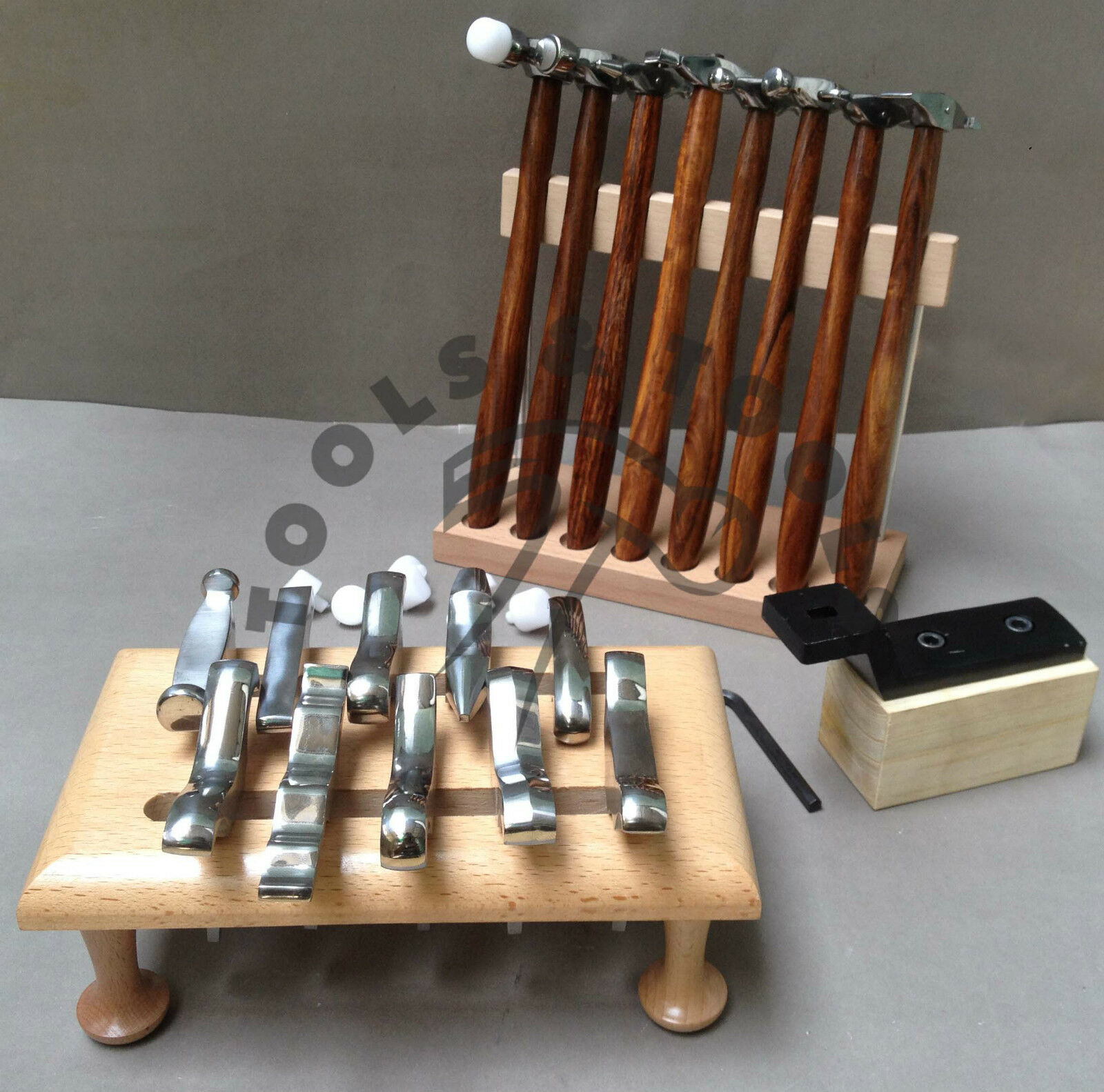 8-TEXTURING-HAMMERS-10-MINIATURE-STAKES-DESIGNING-FORMING-JEWELRY-METAL-REPOUSSE-261990300823-2