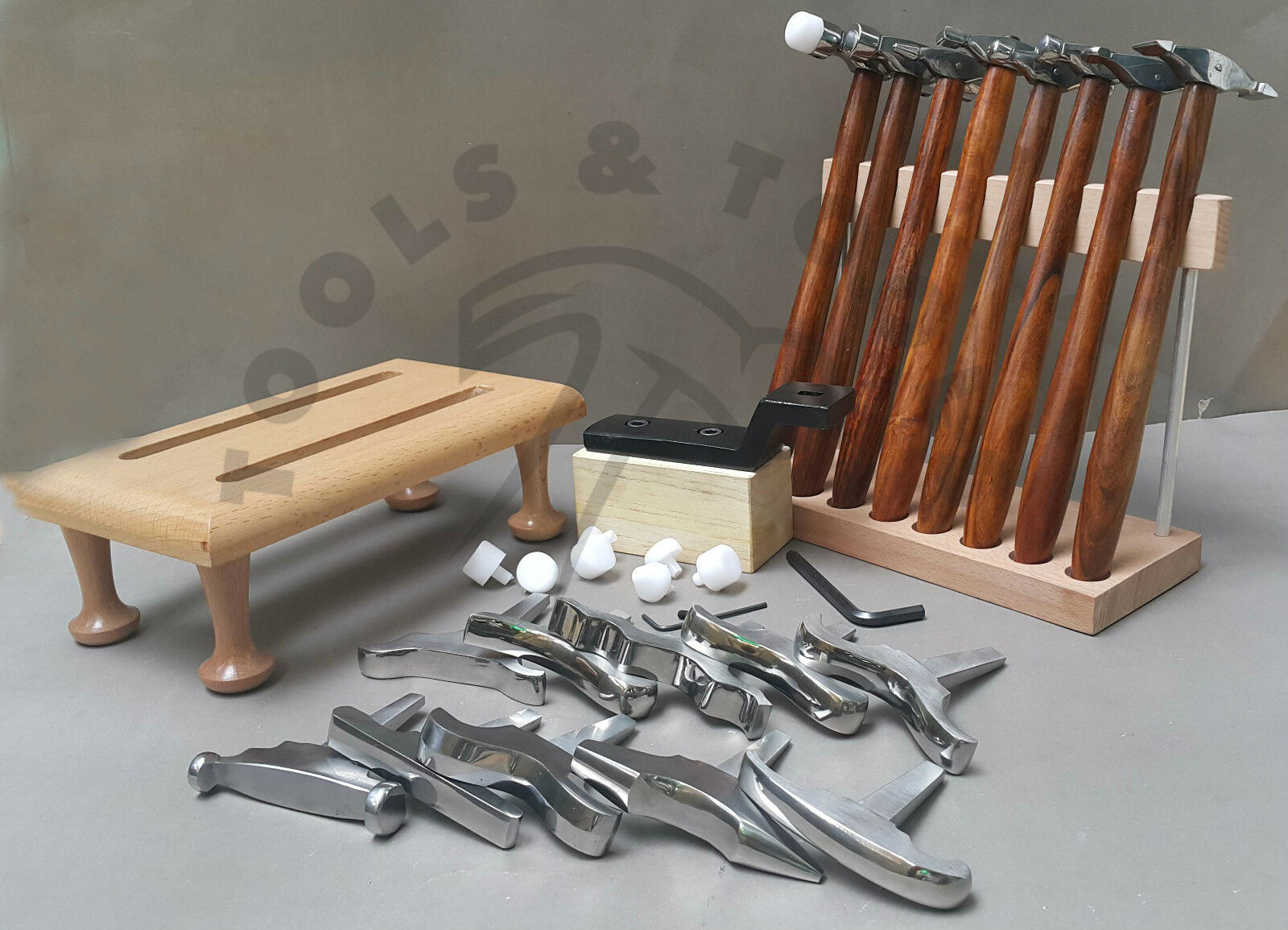 8-TEXTURING-HAMMERS-10-MINIATURE-STAKES-DESIGNING-FORMING-JEWELRY-METAL-REPOUSSE-261990300823-4