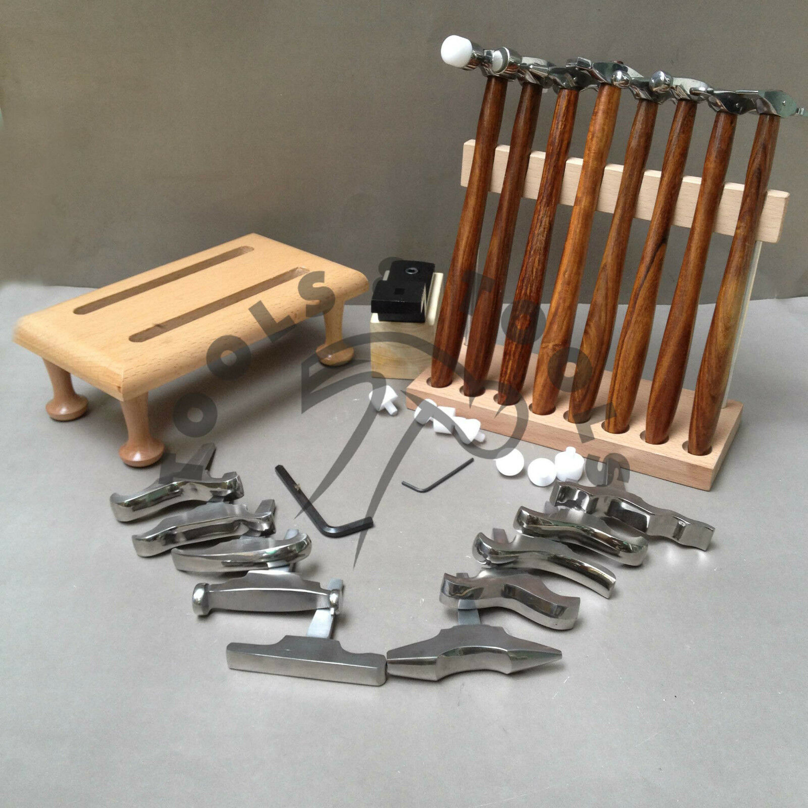 8-TEXTURING-HAMMERS-10-MINIATURE-STAKES-DESIGNING-FORMING-JEWELRY-METAL-REPOUSSE-261990300823-7