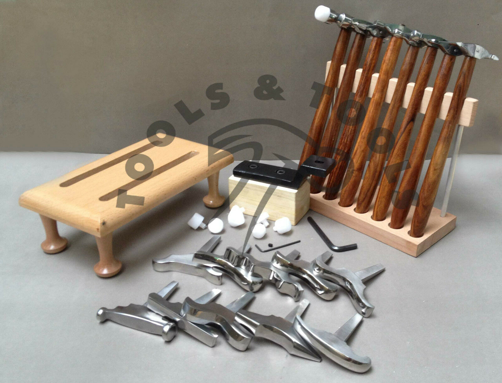 8-TEXTURING-HAMMERS-10-MINIATURE-STAKES-DESIGNING-FORMING-JEWELRY-METAL-REPOUSSE-261990300823-8
