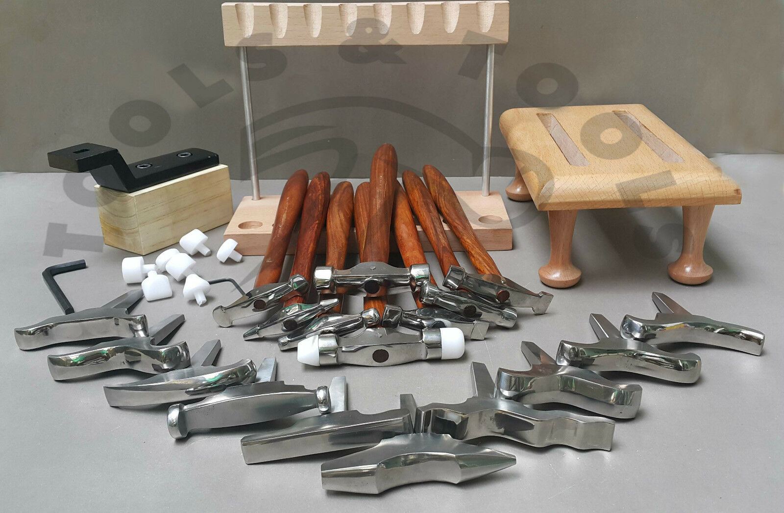 8-TEXTURING-HAMMERS-10-MINIATURE-STAKES-DESIGNING-FORMING-JEWELRY-METAL-REPOUSSE-261990300823-9