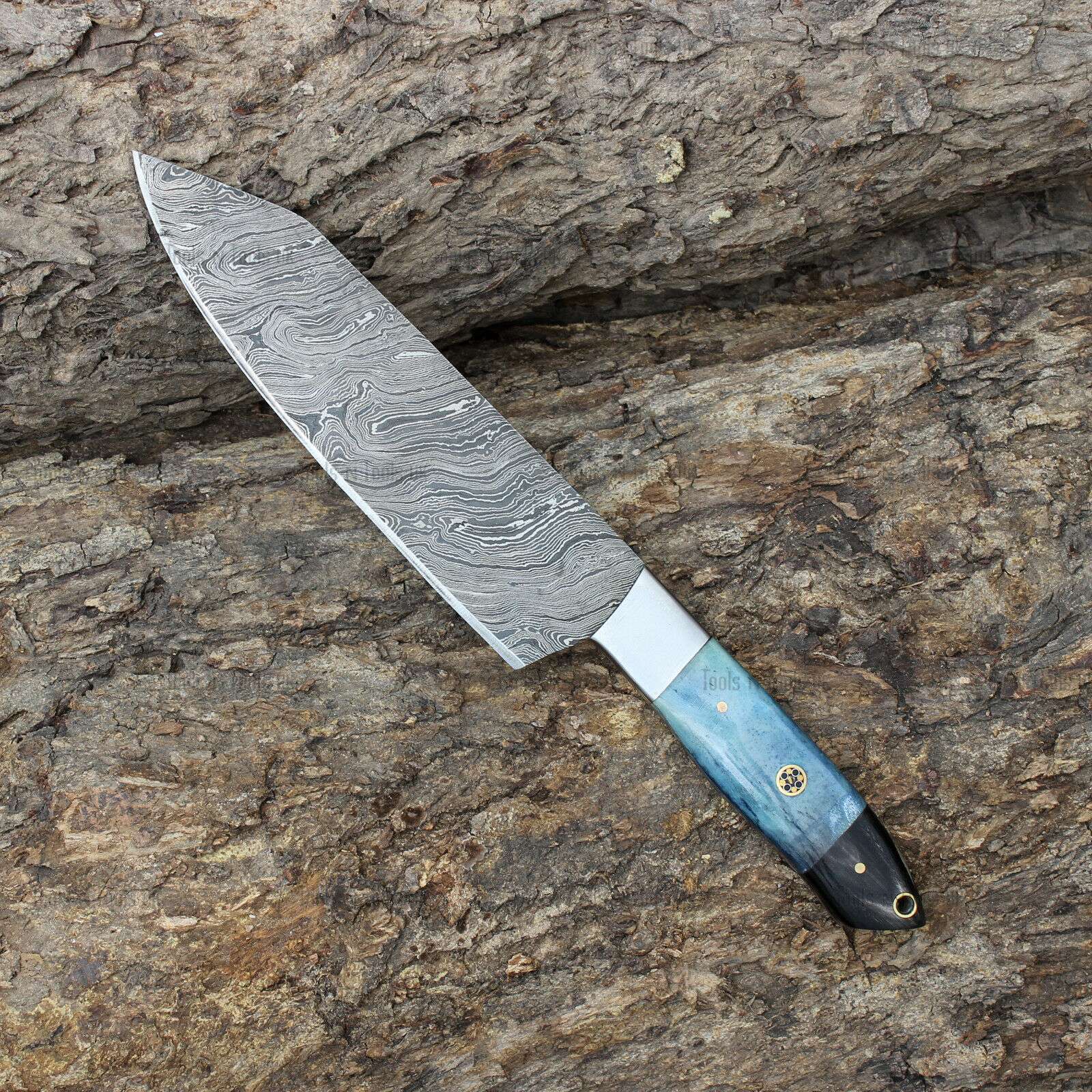 Variation-of-BLUE-HAND-FORGED-DAMASCUS-STEEL-CHEF-KITCHEN-KNIVES-WOODEN-HANDLE-LEATHER-SHEATH-255133780313-25ca