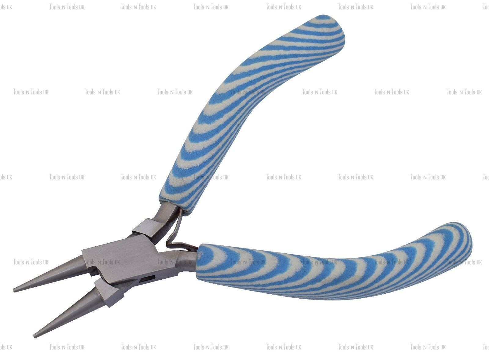 Variation-of-Light-Blue-amp-White-Foam-Handle-Pliers-5quot-Flat-Round-Chain-Cutters-Nose-Jewellery-263147391283-fcab