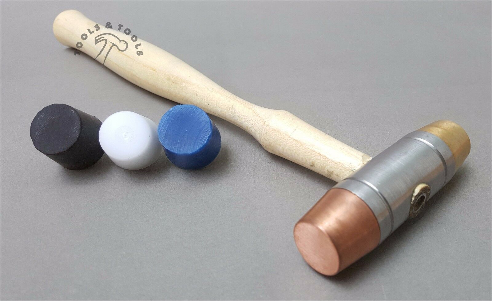 5-Interchangeable-Faces-Hammers-Plastic-Copper-Rubber-Brass-Mallet-Jewellery-253073207954-2