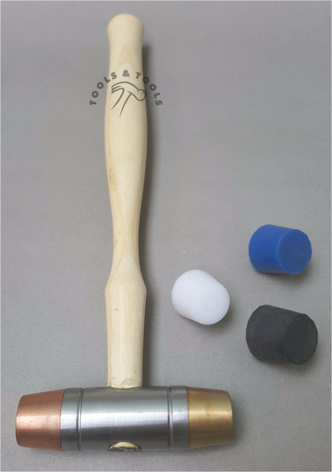 5-Interchangeable-Faces-Hammers-Plastic-Copper-Rubber-Brass-Mallet-Jewellery-253073207954-5