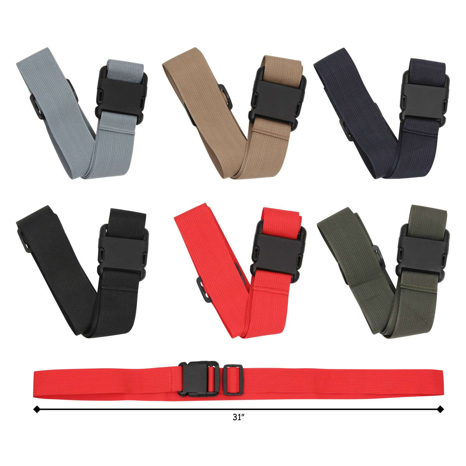 5-cm-x-15-m-5-ft-Adjustable-Travel-Suitcase-Luggage-Baggage-Straps-Tie-Belt-265273381854-2