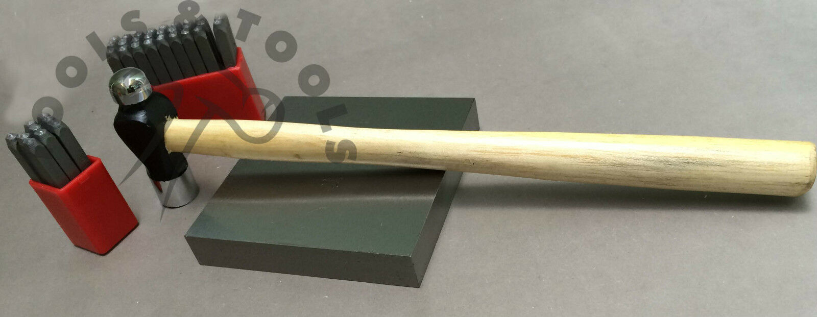 Metal-Stamping-Beginner-Kit-Number-Letter-Stamps-Ball-Peen-Hammer-Steel-Block-262045015344-2