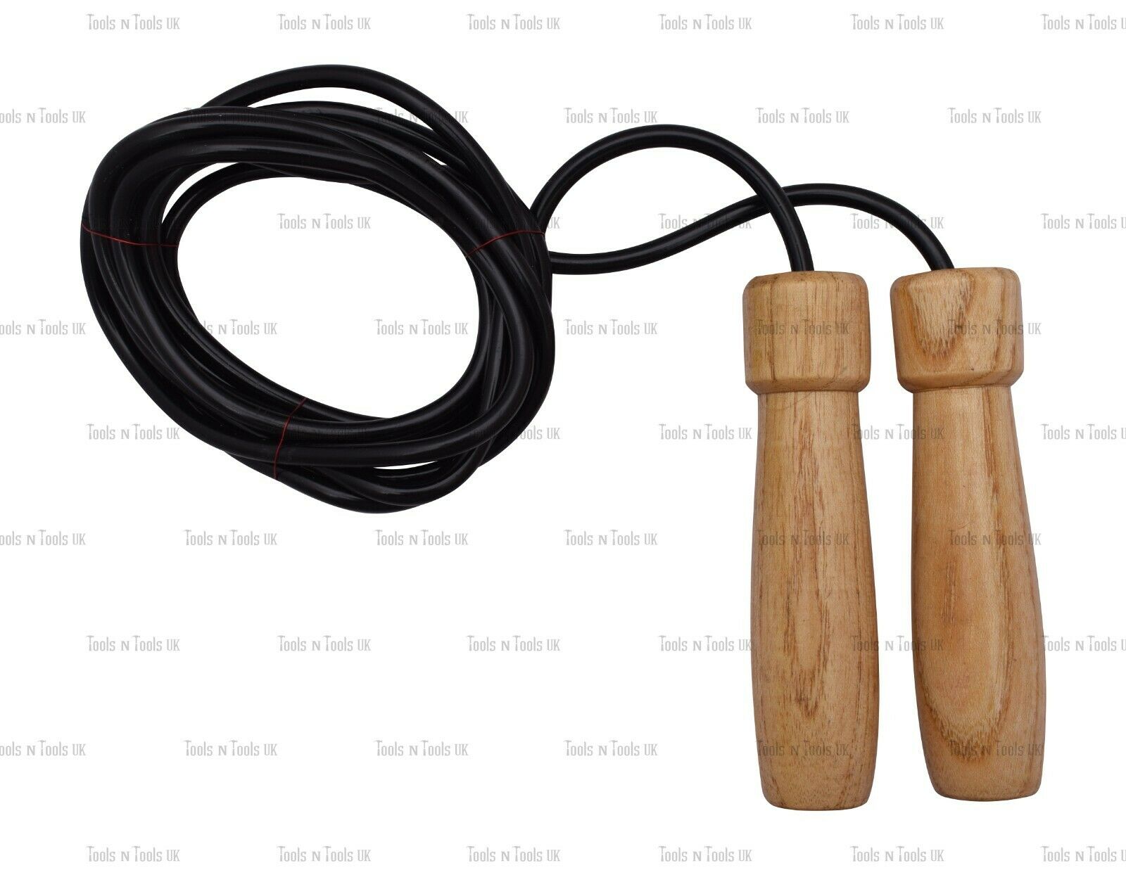 New-Wood-Handle-Skipping-Rope-Speed-Fitness-Exercise-Workout-Jumping-Adjustable-264899388764-2