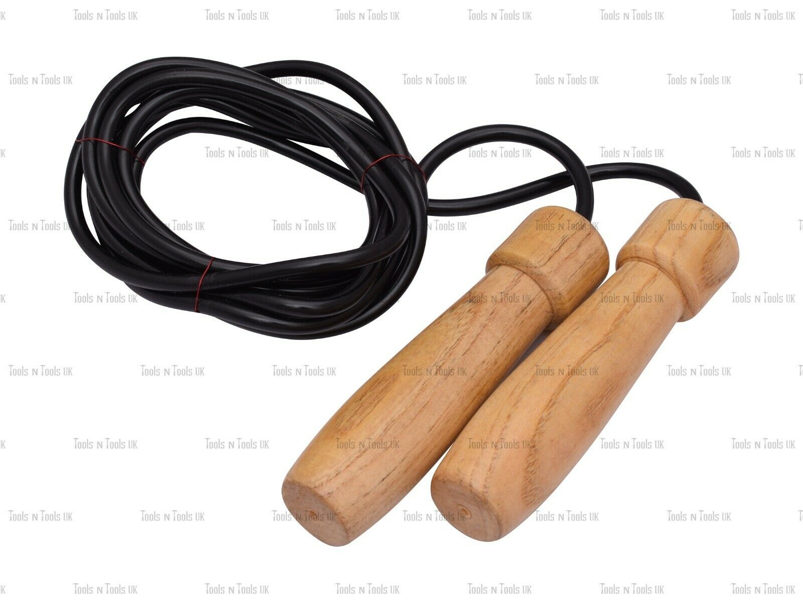 New-Wood-Handle-Skipping-Rope-Speed-Fitness-Exercise-Workout-Jumping-Adjustable-264899388764-4