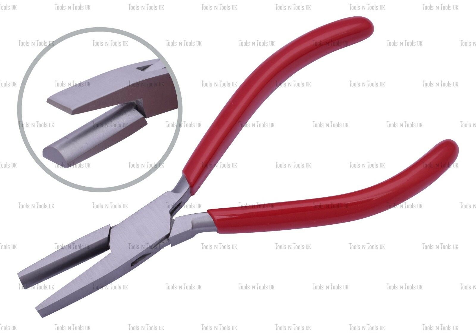 SLIM-GERMAN-PATTERN-HALF-ROUND-FLAT-NOSE-PLIERS-575-JEWELLERY-CRAFTS-BEADING-264096447984