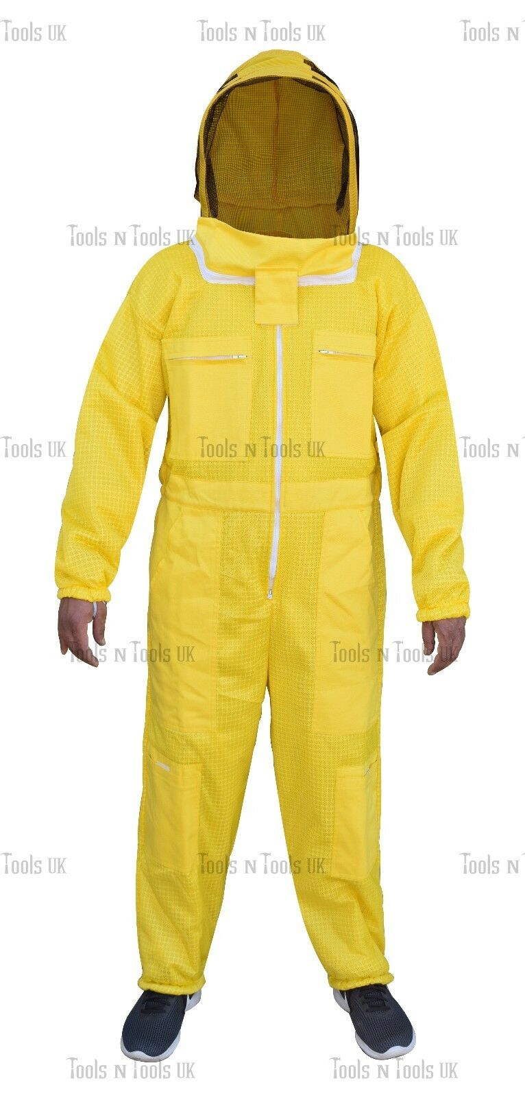 1YELLOW-THREE-LAYERS-MESH-ULTRA-BEEKEEPING-SUIT-BEE-VENTILATED-COOL-AIR-X-LARGE-263686443645-3