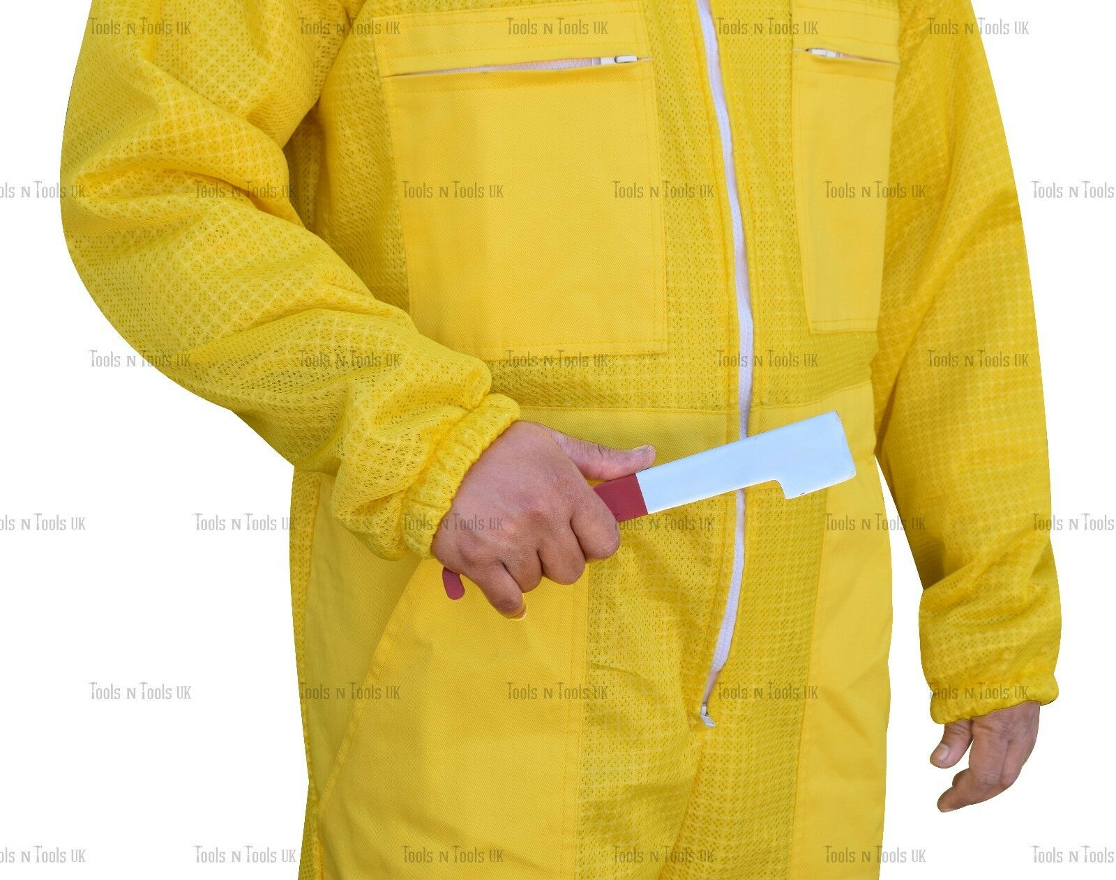 1YELLOW-THREE-LAYERS-MESH-ULTRA-BEEKEEPING-SUIT-BEE-VENTILATED-COOL-AIR-X-LARGE-263686443645-6