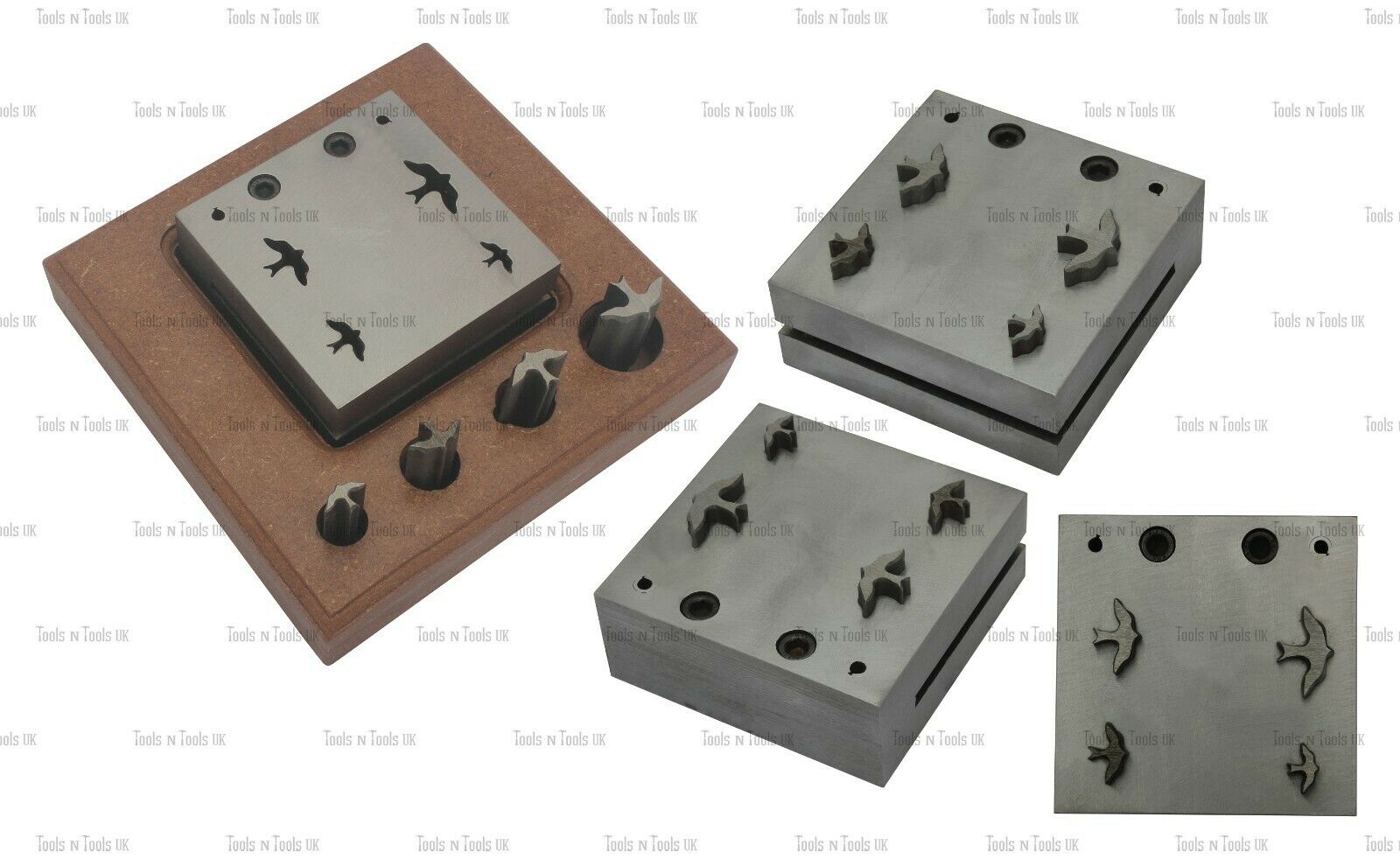 4-PUNCHES-EAGLE-DESIGN-STEEL-DISC-CUTTERS-JEWELLERY-DAPPING-CUT-METAL-SHEET-TOOL-254334067395