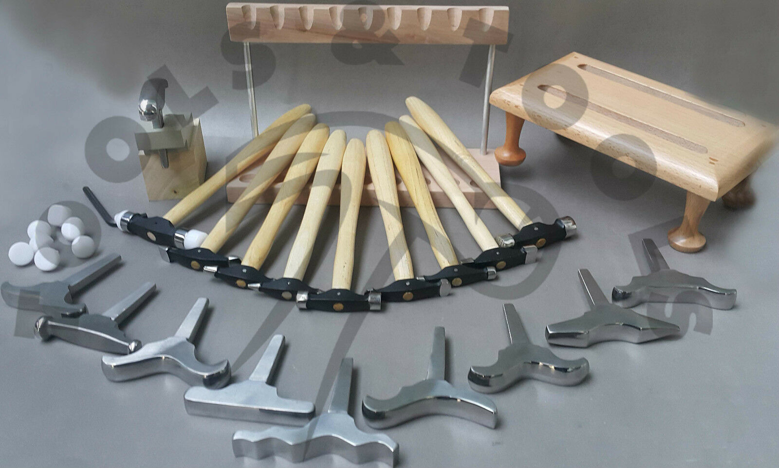 9-TEXTURING-HAMMERS-10-MINIATURE-STAKES-DESIGNING-FORMING-JEWELRY-METAL-REPOUSSE-252227263305-2
