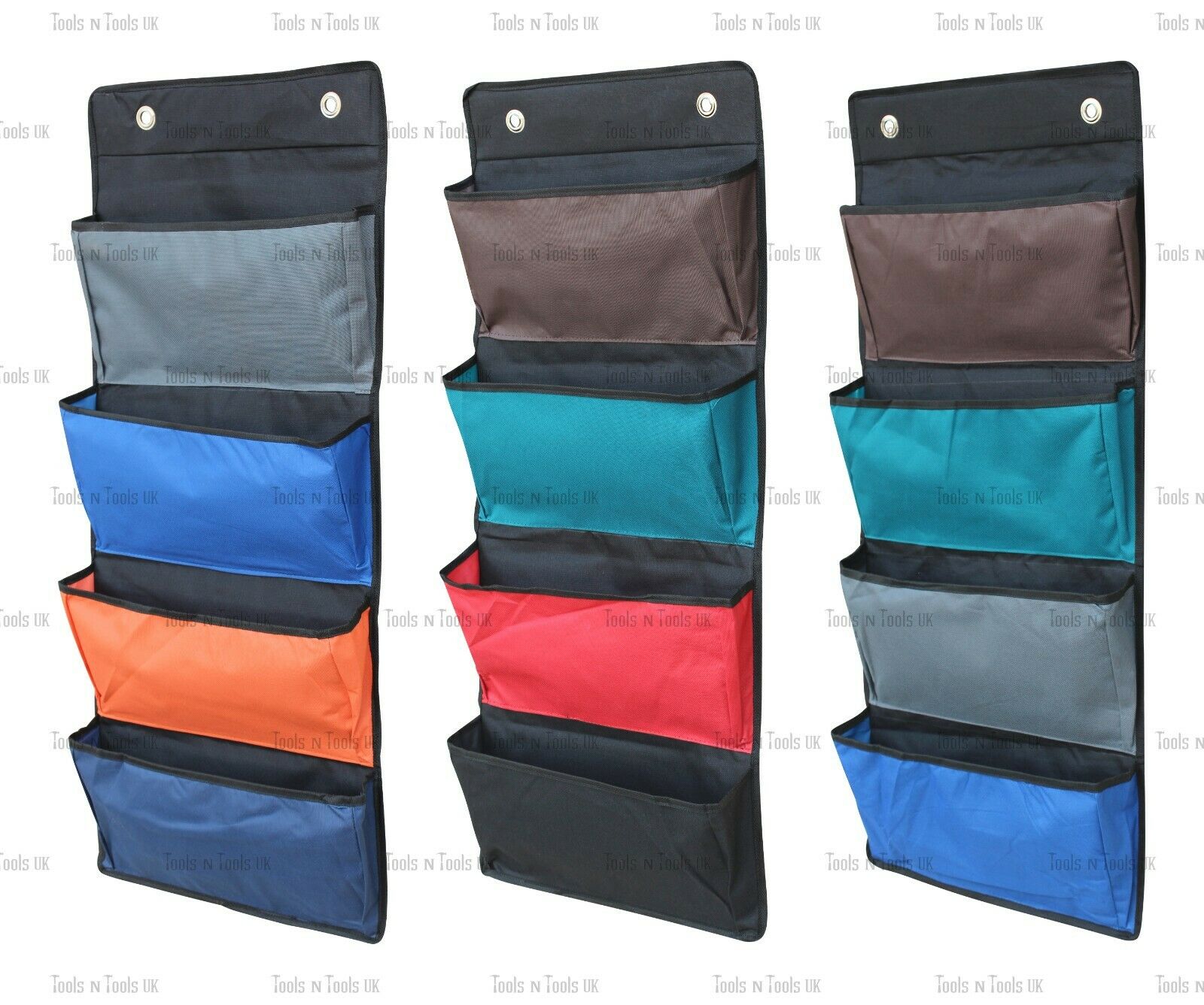 NEW-MULTI-4-Tier-Over-The-Door-Hanging-Hook-Organizer-Storage-Pocket-Clothes-254741990305
