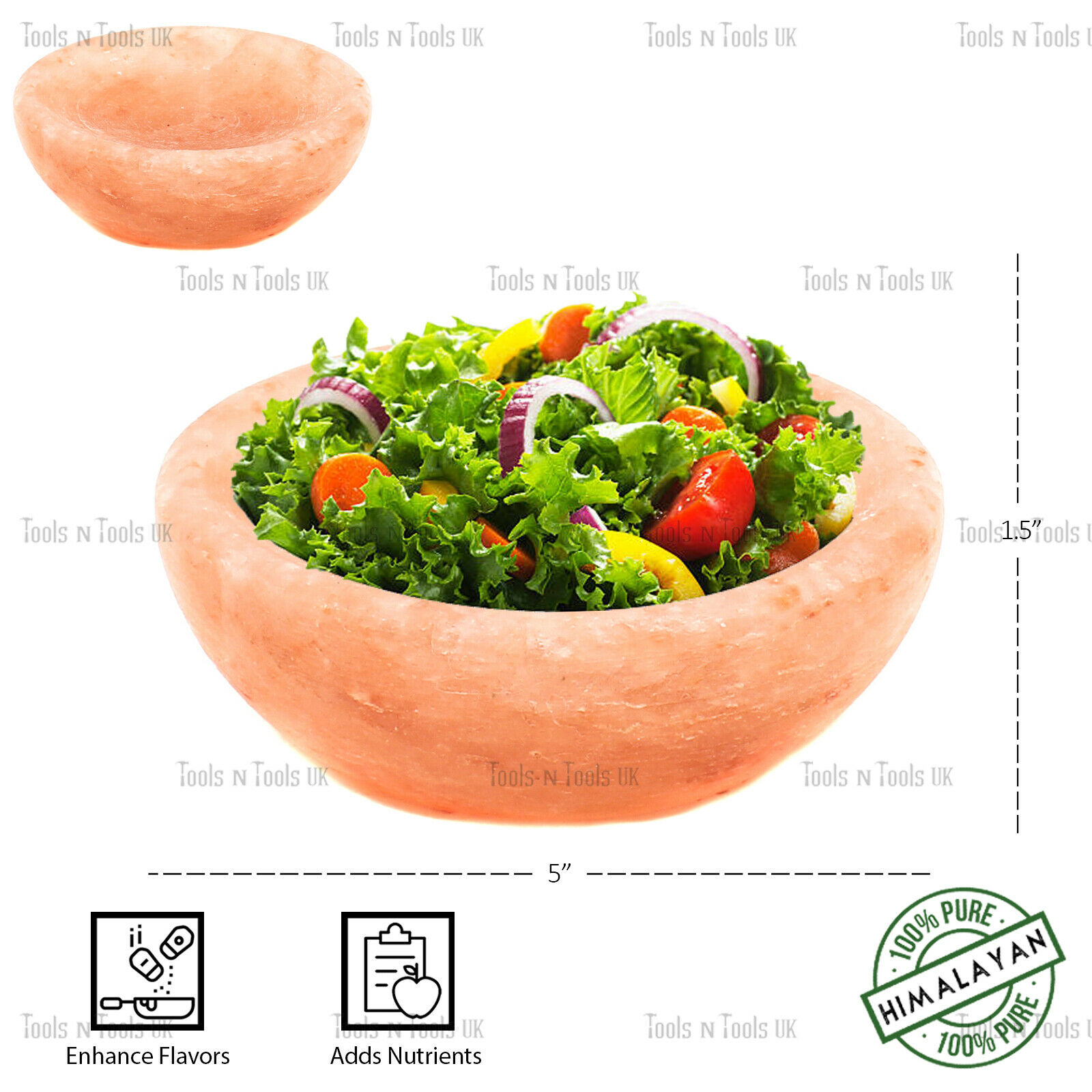 SMALL-HIMALAYAN-SALT-ROUND-BOWL-BLOCK-PLATE-SLAB-COOKING-GRILL-SEASONING-SERVE-255147400605