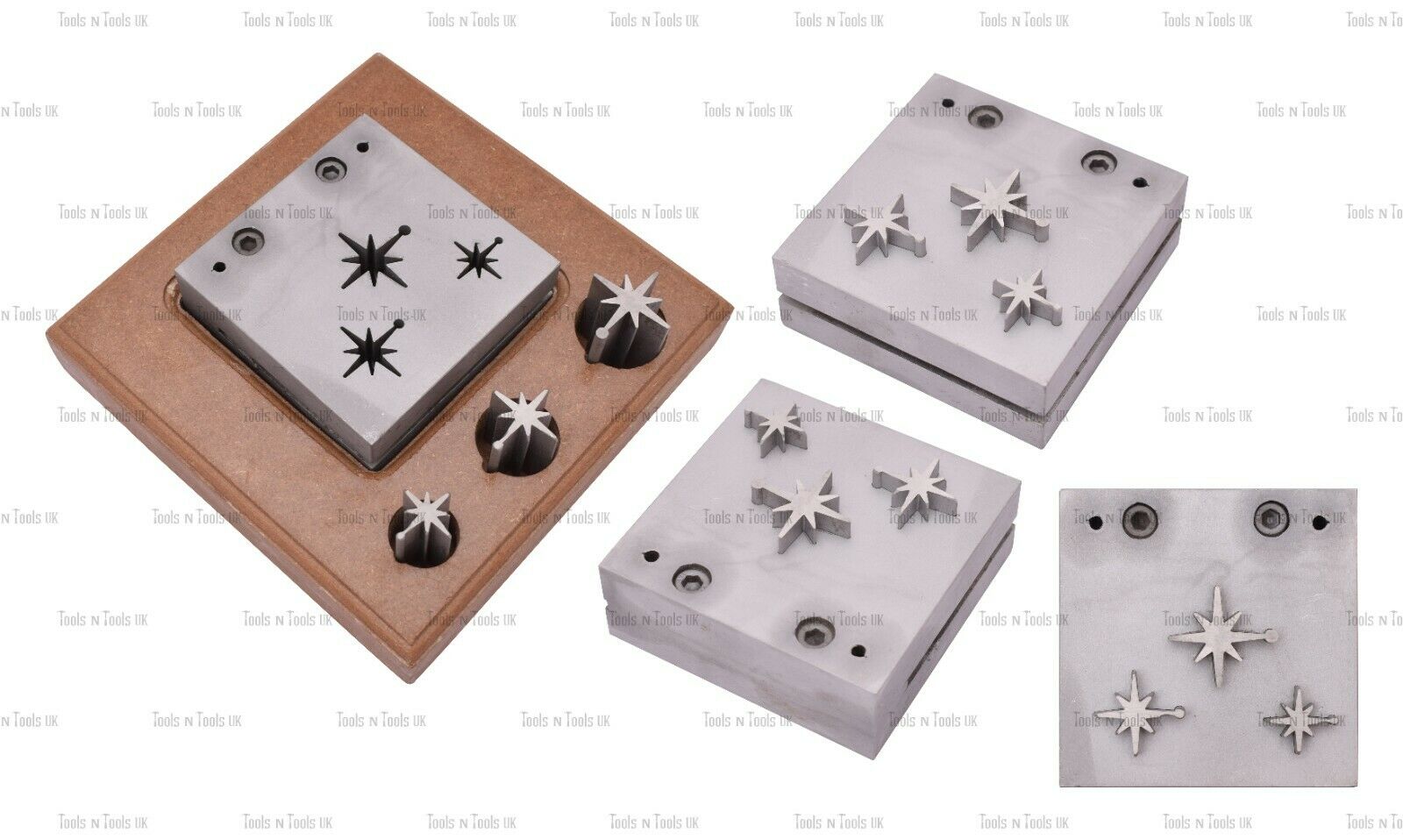 3-PUNCHES-STAR-SPARKLE-STEEL-DISC-CUTTERS-JEWELLERY-DAPPING-METAL-SHEET-CUTTING-254646678926-2