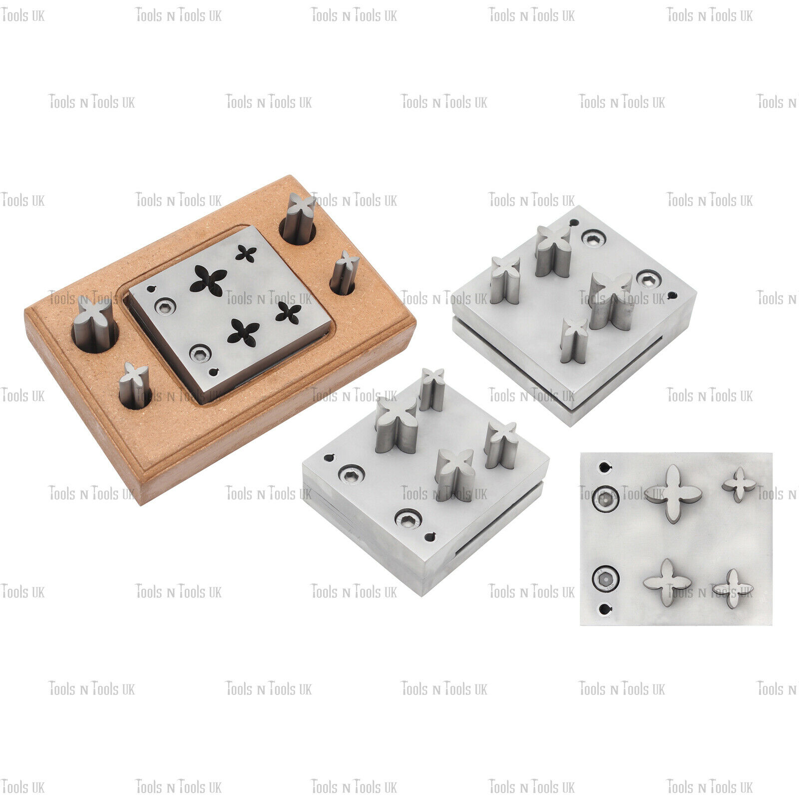 4-PUNCH-PETAL-FLOWER-SHAPE-STEEL-DISC-CUTTER-JEWELLERY-FORMING-STAMPING-BLANKS-255144643026-3