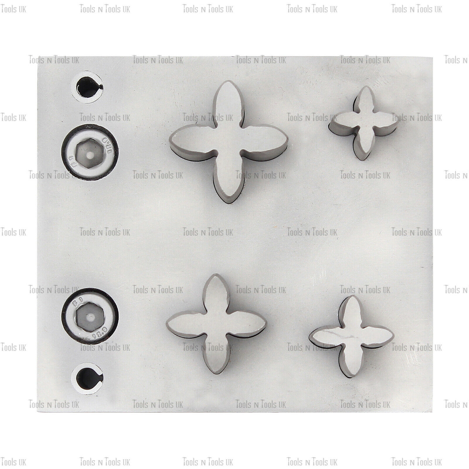 4-PUNCH-PETAL-FLOWER-SHAPE-STEEL-DISC-CUTTER-JEWELLERY-FORMING-STAMPING-BLANKS-255144643026