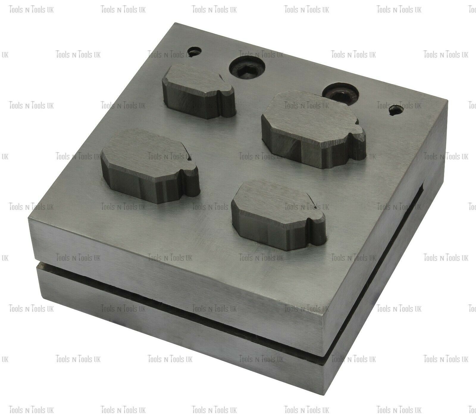 4-PUNCHES-EMERALD-DESIGN-STEEL-DISC-CUTTERS-JEWELLERY-DAPPING-CUT-METAL-SHEETS-264434835666-3