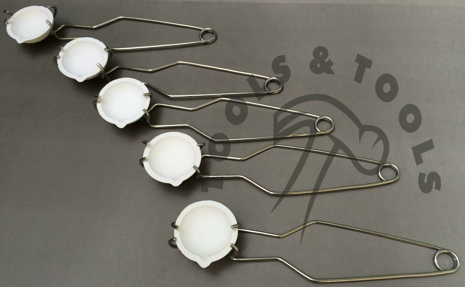 5x-COMPLETE-WHIP-TONG-HANDLE-CERAMIC-CRUCIBLE-DISH-2-MELT-GOLD-SILVER-COPPER-262152825356-5