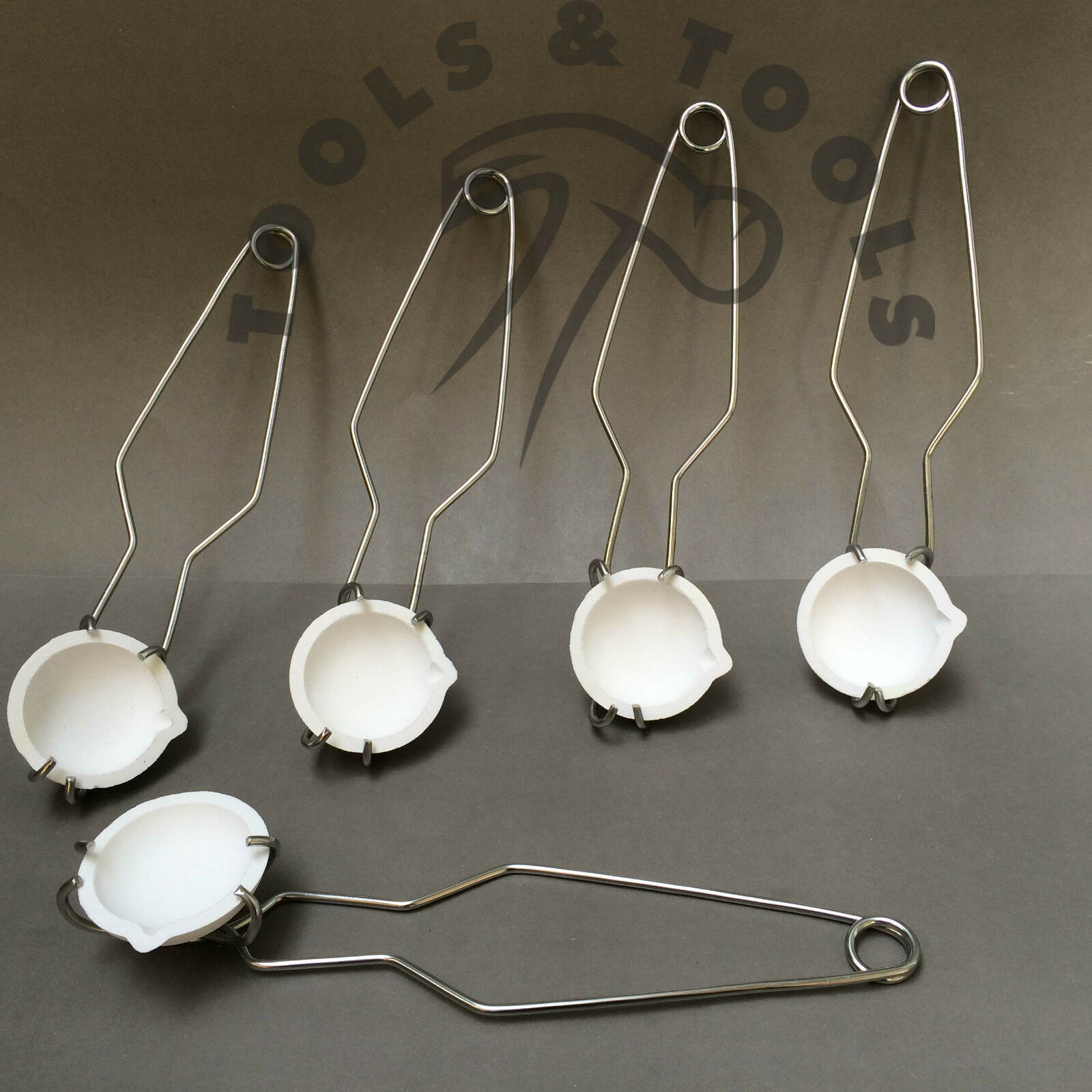5x-COMPLETE-WHIP-TONG-HANDLE-CERAMIC-CRUCIBLE-DISH-2-MELT-GOLD-SILVER-COPPER-262152825356-7