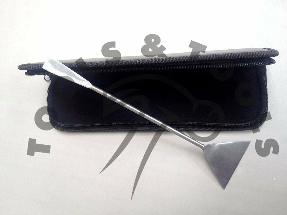 Aquarium-10-Spatula-Straight-Aquatic-Live-Plant-Fish-Thick-S-Steel-With-Pouch-261857270746-4