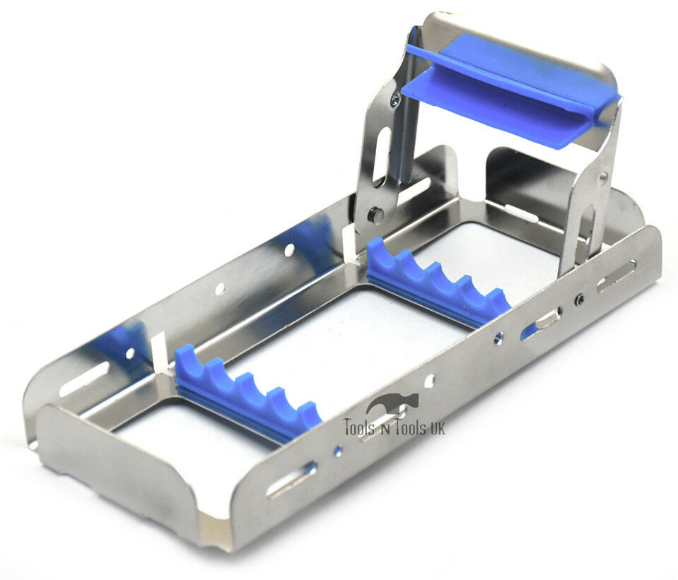 thumbnail image 2 of Smile Dentale 10pk Sterilization Cassette Rack Trays – Holds 5 Dental Instruments – German Stainless Steel 2 of 5