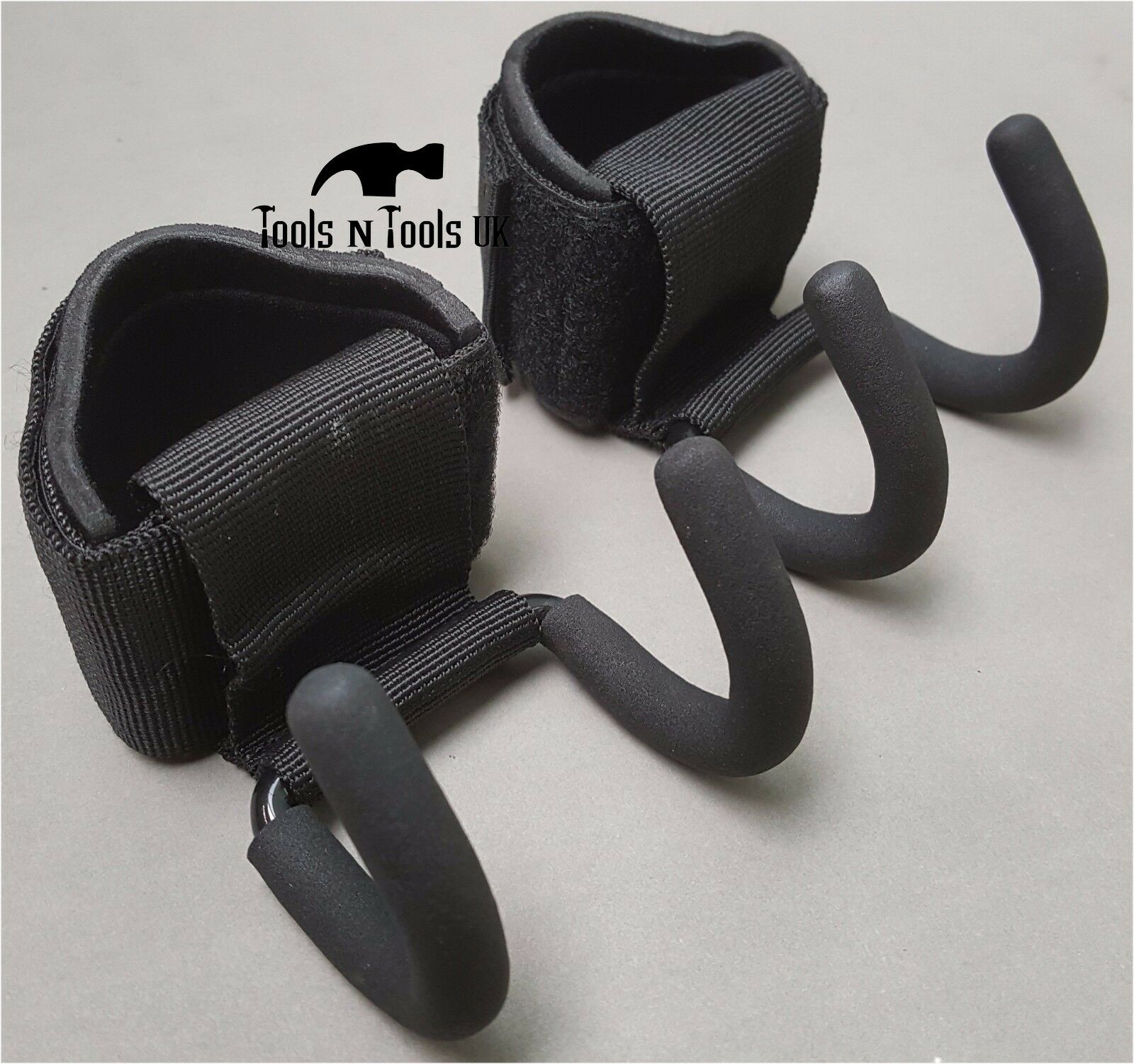 Grip-Hooks-Power-Weight-Lifting-Training-Gym-Straps-Hook-Bar-Wrist-Support-253100589676