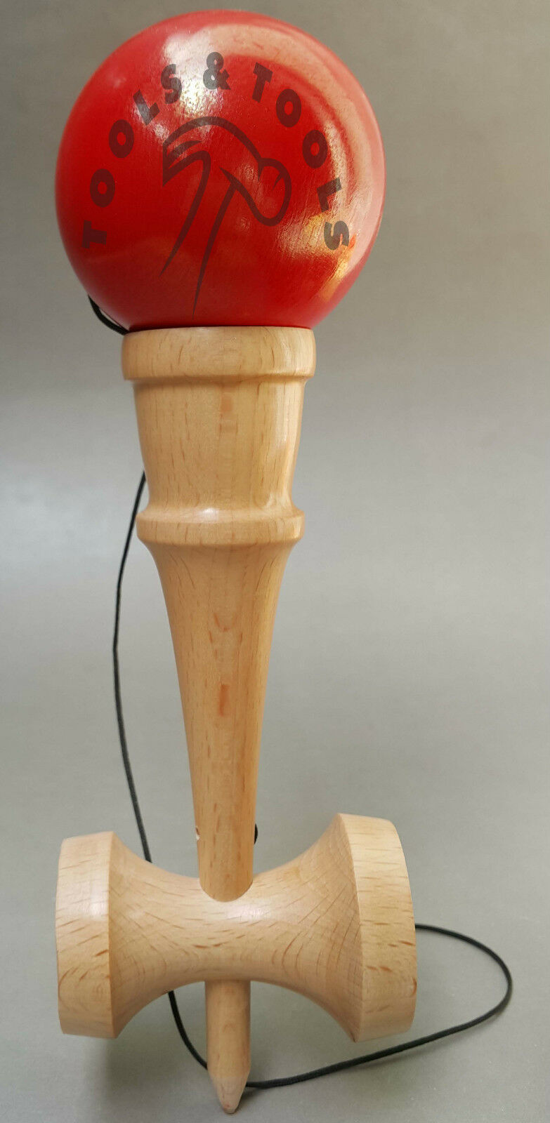 Quality-Red-Wooden-Kendama-Beech-Wood-Competition-Wood-Toy-Glistening-Finish-252358974486-3