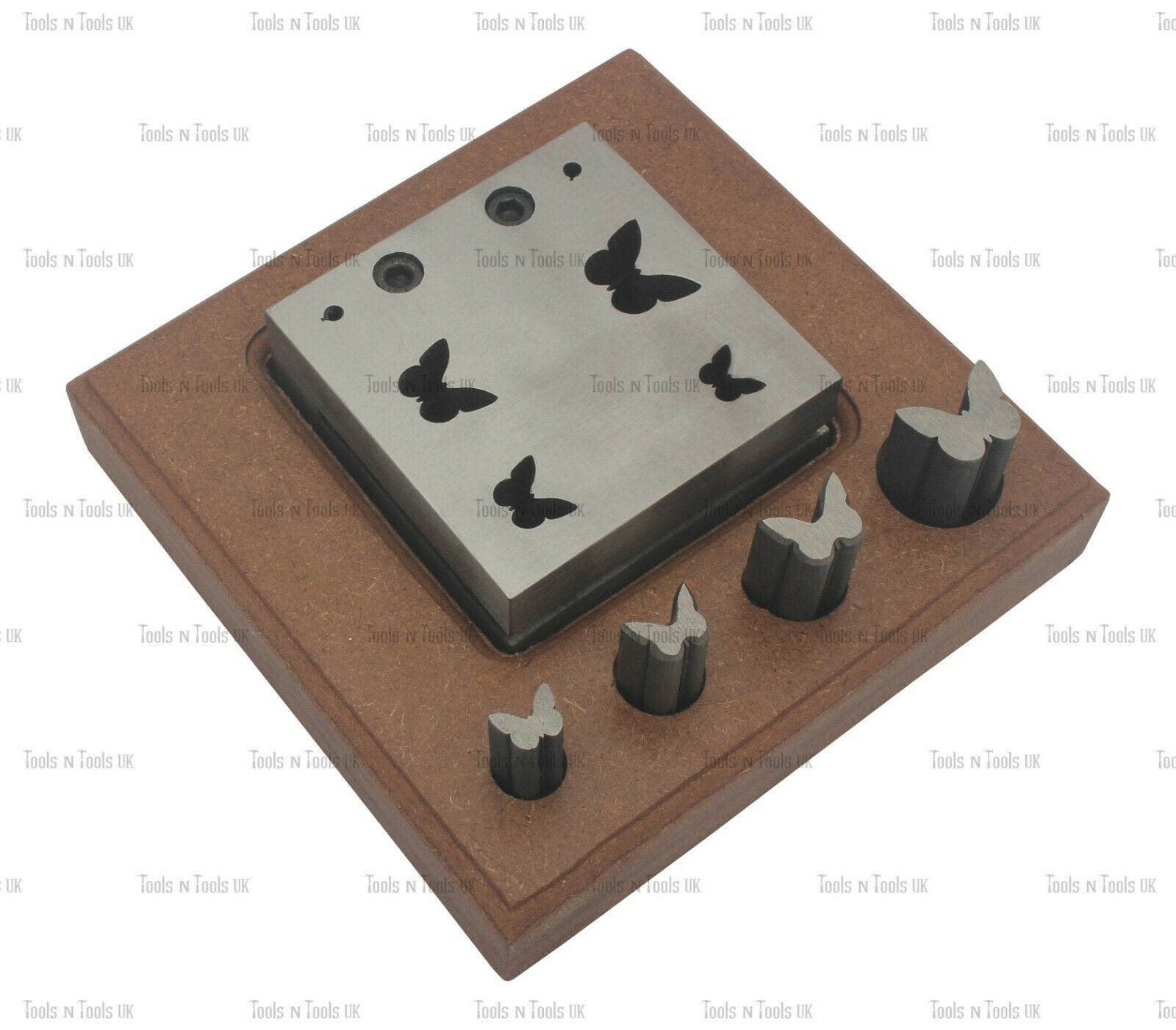 4-PUNCHES-BUTTERFLY-DESIGN-STEEL-DISC-CUTTERS-JEWELLERY-DAPPING-CUT-METAL-SHEETS-264434825087-2