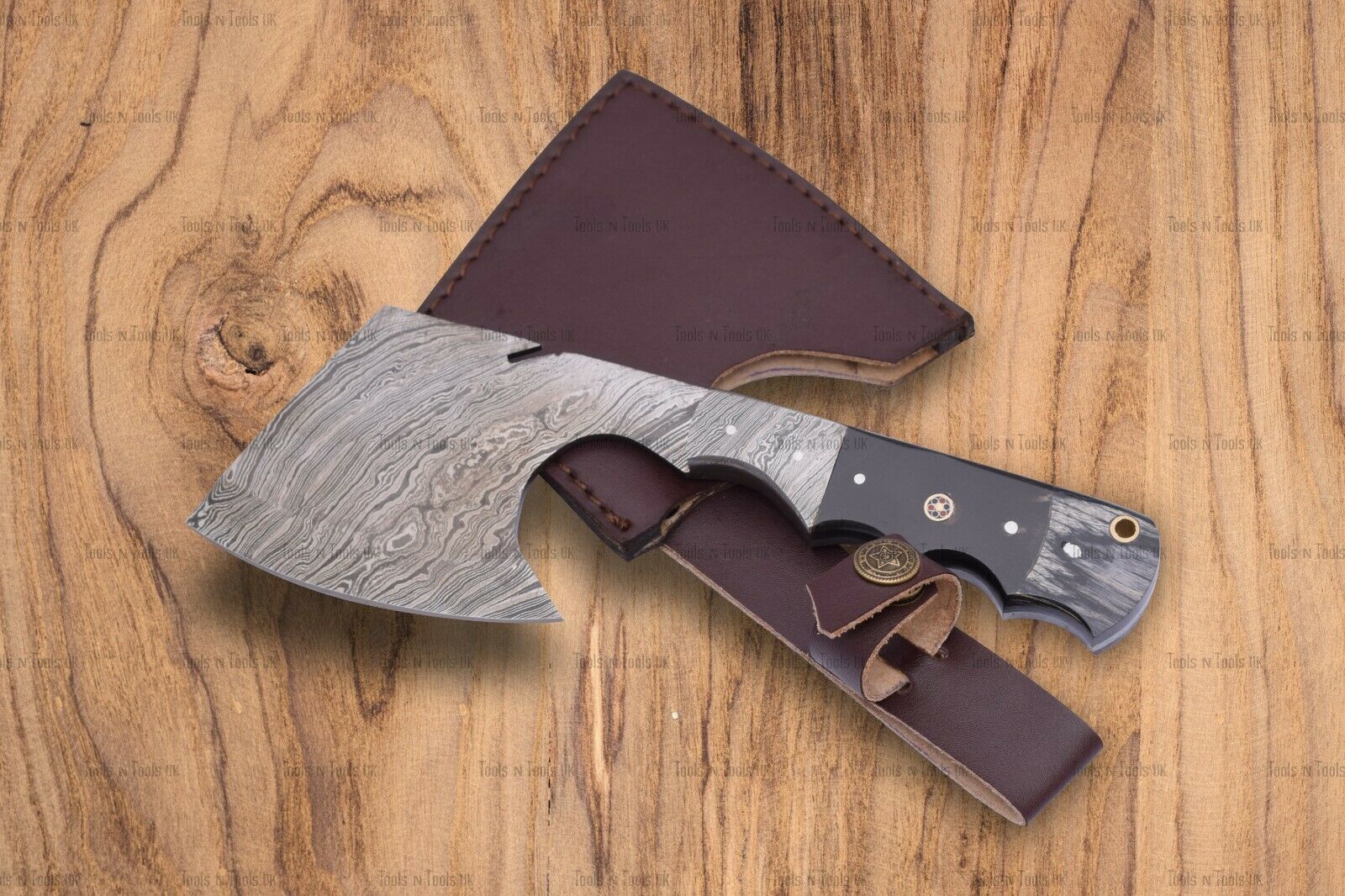 AXE-012-Damascus-Steel-Axes-Choppers-85-Handmade-Pattern-Functional-Crafts-254333197227-2