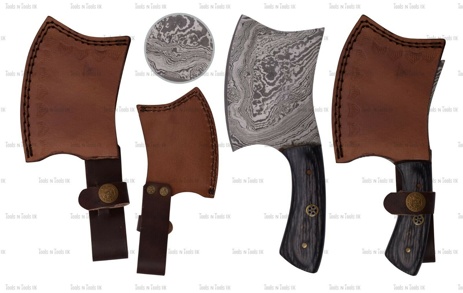 AXE-013-Handmade-Mini-Axes-7-Damascus-Steel-Camping-Hunting-Outdoors-Garden-Etc-264899279967